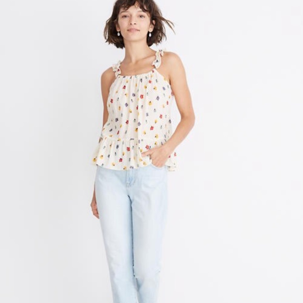 Madewell Cami/Tank 0 Zero Ruffle Strap